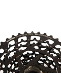 GX XG-1150 11 Speed Cassette 10-42T Black For XD Driver Body, detailed view of full pin cogs and open design.