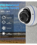 IP66 Waterproof Security Camera showcasing cold resistance and heat resistance features for reliable outdoor use.