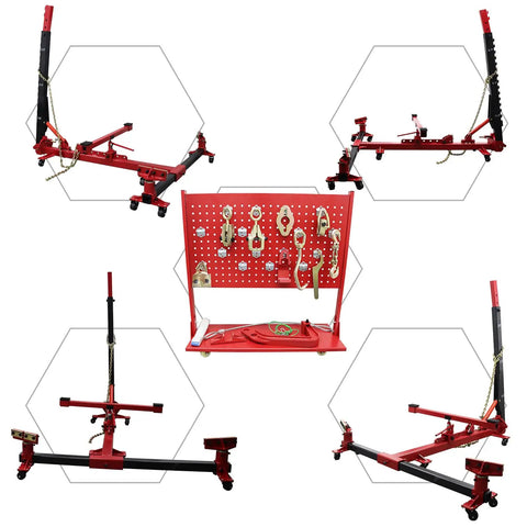 Beefy Pro Grade Auto Body Frame Puller And Straightener Kit With 6600LB Load Capacity 3000KG Auto Body Repair Equipment components