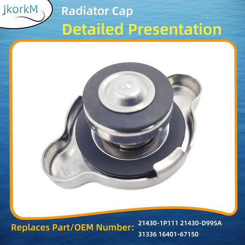 Radiator Cap 108kPa Replacement 21430-1p111 For Nissan Frontier detailed view showing durable sealing and fit