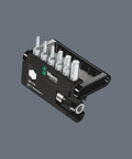 Sheet Metal Bit Set With Rapidaptor Bit Holder And Six Hex Plus Bits 52mm Quick Release Universal Bit Holder in case.