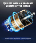 Upgraded motor illustration for Metal Dot Peen Marking Machine With Magnetic Base Portable Marking Workhorse For Serial Numbers And VINs 150x80mm Marking Area 0.4 To 0.6 MPa Air Pressure 100W Deep Engraving Up To 1mm Durable Metal Engraver For Industrial Use