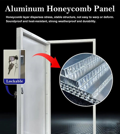 Flat Out Heavy Duty Metal Access Panel With Lockable Ceiling Door And Waterproof Wall Hatch For Attic Vent Covers Size 38 X 48 Inch, aluminum honeycomb panel with lock.