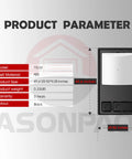 Product parameters for DIY Friendly Wall Mounted Garage Door Opener Control Panel For 1995-2011 Models With Green Red Purple Orange Learn Button, Replaces 78LM/41A5273-1 And Similar Parts, Works With Various Brand Openers, 3 Year Warranty; ABS shell, 49.6x29.92 inches.