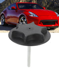 Spare Tire Hold Down Bolt 74810-JY01B Plastic and Steel, Heavy-Duty Bolt-On Fit for Nissan 370Z with car in background
