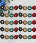 Tometure Nylon Abrasive Polishing Wheel Set 40pcs With Metal Shank For Smooth Buffing On Metal Surfaces and Non Metals Using Rotary Tools For Professional Grade Finishes And DIY Grind Jobs, assorted colors.