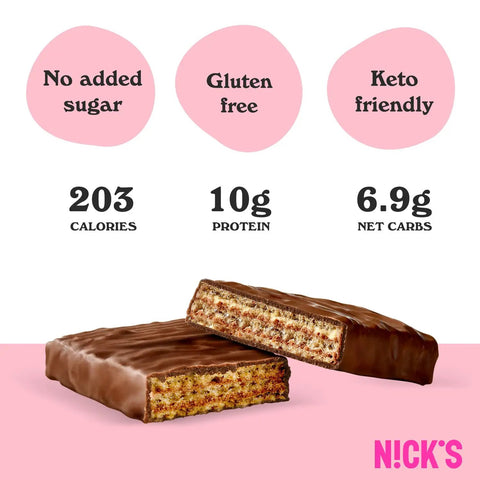 Vanilla Protein Wafer Bar Grab And Go Snack With Ten Grams Of Protein And Two Hundred Three Calories Low Carb No Added Sugar Gluten Free