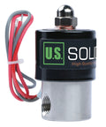 One Quarter Inch Stainless Steel Electric Solenoid Valve 24VAC Normally Closed Viton Seals For Water Air And Fuel.