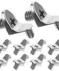 Heavy Duty Alloy Shelf Supports 80 To 100 Pieces Durable Cabinet Brackets For Wood Boards And Laminate Shelves Easy Install Sturdy Anti Oxidation Frame Keeps Everything Solid And In Place