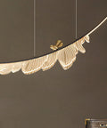 Dope Modern Pendant Light Fixture Sets Off Killer Vibe For Living Room Kitchen And Bedroom Hallway, modern design in gold and steel.