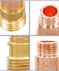 Copper collets detail from 90 Piece TIG Welding Torch Kit With Gas Lens And 12 Alumina Cups And Glass Cups For WP 17 18 26 Stubby Back Cap