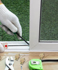 Installing 4 Pack One And One Quarter Inch Sliding Screen Door Rollers Replacement Kit With Heavy Duty Steel Ball Bearings