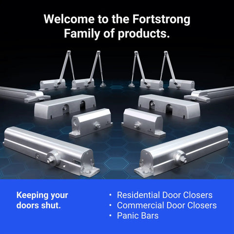Ultra Heavy Duty Hydraulic Door Closer For High Traffic Areas, Grade 1 Commercial product lineup showcasing various models