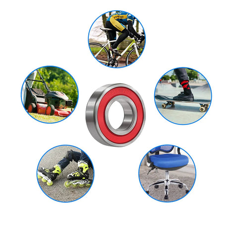 6205 2RS deep groove bearings for skateboards, inline skates, scooters, bicycles, and agricultural machinery.