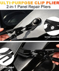 10 Piece Auto Trim Removal Tool Kit With Plastic Pry Tools And Clip Pliers for car panel repair with spring design