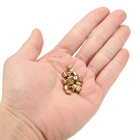 20 Pcs 304 Stainless Steel Ball Plungers Featuring Slick Spring Loaded Push Fit Latch, 3mm Ball Head And Compact 4X6mm Base in hand