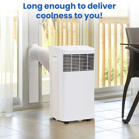 Portable AC Exhaust Vent Hose 80 Inch Long 5.9 Inch Diameter Universal Replacement With Anti Clockwise Thread For Most Portable Air Conditioners