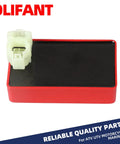 Ignition CDI Module Box For FourTrax 300 TRX300 ATV 1988 1993 4x4 2x4 Replacement CDI Unit 12V black with red casing