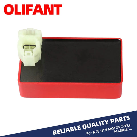 Ignition CDI Module Box For FourTrax 300 TRX300 ATV 1988 1993 4x4 2x4 Replacement CDI Unit 12V black with red casing