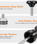 FOUR UNCLES 200cc fluid extractor and fill pump aluminum shaft, rubber rings, grip 23" hose with 12" tubes