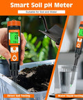 Super Easy Soil pH Tester For Gardens And Lawns With Fast Accurate Readings No Slurry Needed testing soil and water