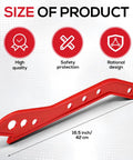 16.5 inch red Table Saw Push Stick For Woodworking with ergonomic handle, hand protection safety accessory, home woodshop use