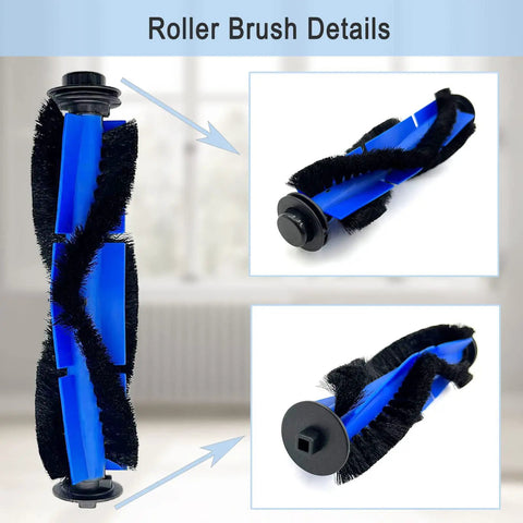 10 Pack Replacement Vacuum Brush Set for Eufy RoboVac Series with 2 Rolling Brushes and 8 Side Brushes for RoboVac 11S 11S Max 12 30 30C 35C 15C 15T 15C Max G30 G30 Edge G10 Hybrid Cleaners