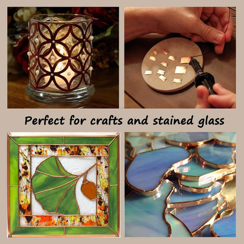 10 Pack Copper Foil Tape With Conductive Adhesive For Guitar Buzz Reduction And Arts Crafts Paper Circuits Stained Glass