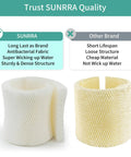 Comparison of MAF2 Humidifier Filter For Aircare MA0800 MA0600 Kenmore with generic filter, showing material quality.