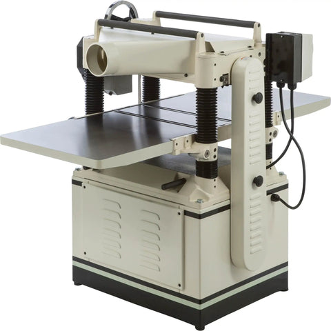 Heavy Duty 20 Inch Woodworking Planer Pumping 5 Horsepower Kick And Rock Solid Cast Iron Table For Smooth As Butter Finishes With Pro Grade Hss Cutters And Zero Hassle Chip Ejection