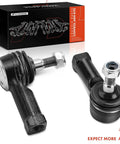 Front Outer Tie Rod Ends Set For Mitsubishi Outlander 2007 2019 Outlander PHEV 2019 Outlander Sport 2011 2019 And Lancer 2008 2017 Replacement Steering Tie Rod End Pair For Front Left And Right Durable Easy Install packaged close-up