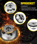 Timing Chain Kit With Intake And Exhaust VVT Sprockets, Tensioner And Guide for 2011-2013 Hyundai Elantra, sprocket detail