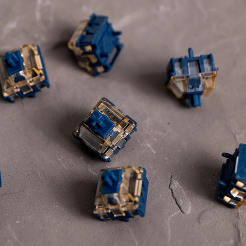 Astrolink Magnetic Switches for HE Gaming Keyboard With Rapid Trigger 36gf Initial Force scattered on a surface