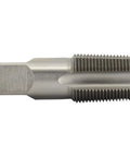 Close-up of one-inch NPT pipe tap in carbon steel from Three Piece NPT Pipe Tap Set For Plumbing One Inch One And A Quarter Inch And One And A Half Inch Carbon Steel Taps In A No Coating Finish With A Plastic Pouch Case Ideal For DIY Projects And Pro Plumbing Repairs