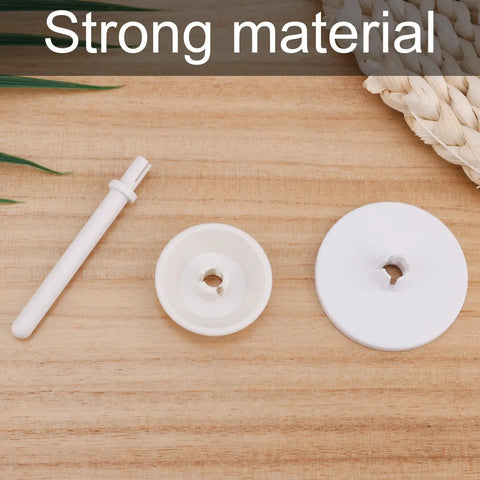 3 Piece Spool Pin Cap Set With Small And Large Spool Covers And Spool Pin Quick No Fuss Replacement Parts For Everyday Home Sewing Machines Durable Spool Cap Covers That Fit Most Domestic Machines, white plastic parts