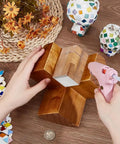 Sturdy Wood Glass Soldering Jig And Angle Wedge Tool For Stained Glass Crafts Heavy Duty 3D Corner setup with hot glue gun.