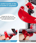 All In One Canister Replacement Kit For V11 And V15 Vacuum Cleaners showing upgraded red switch buckle close-up