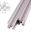 600mm Aluminum Extrusion Profile 2020 T Slot 2 Pack European Standard Anodized Linear Rail for DIY 3D Printer CNC Build and Workbench Gearhead Ready to Mount and Expand Your Rig, 20x20 mm