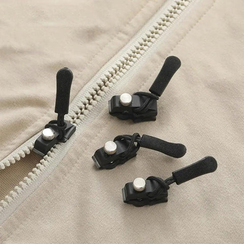 Zipper Repair Kit Set With Tough Durable Adjustable Metal Zipper Restorer Non Slip Replacement Head For Jackets Backpacks Pants