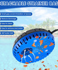 Detachable strainer base for Automatic Pool Cover Pump 1500 GPH Submersible Sump For Quick Pool Drainage with 25 Ft Power Cord