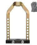Universal CV Joint Puller and Propshaft Separator Tool for Quick Axle Removal with 9-hole adjust and protective gloves
