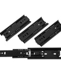 4 Pack Bottom Mount Drawer Slides Replacement Steel Undermount Rails With Silent Soft Close Operation Easy Install Three Section