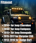 Fitment details for Rock Solid M12 X 1.25 Oem Wheel Lug Bolts featuring Jeep models in rugged terrain.