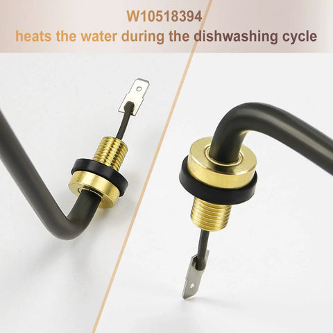 Dishwasher Heating Element Replacement For Metal And Stainless Steel Tubs The Go To Upgrade That Replaces W10134009 detail view