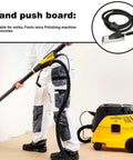 Heavy Duty Hand Planer Hose For Woodworking Dust Collection And Grit Extraction Featuring Hella Flexible Four Meter Vacuum Tube in use