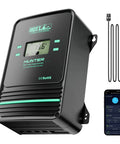 100 Amp MPPT Solar Charge Controller for 12V to 48V Systems With Negative Ground Bluetooth App Control LCD Display