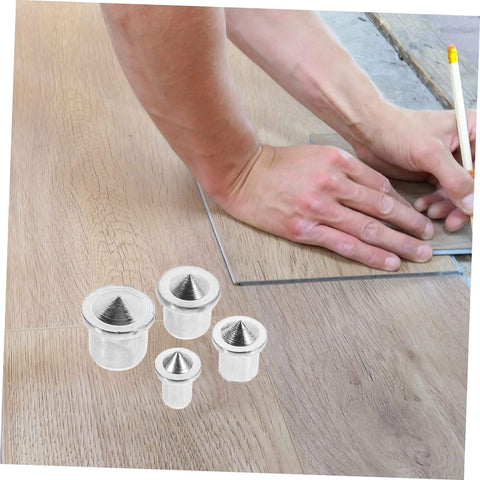 Dowel Alignment Tool Set with assorted dowel pins 6mm, 8mm, 10mm, 12mm for woodworking center point transfer on wooden board