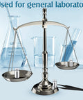 Pro Grade Calibration Weight Set 1g 2g 5g 10g 20g With Tweezers For Digital Scales And Balances shown with beakers