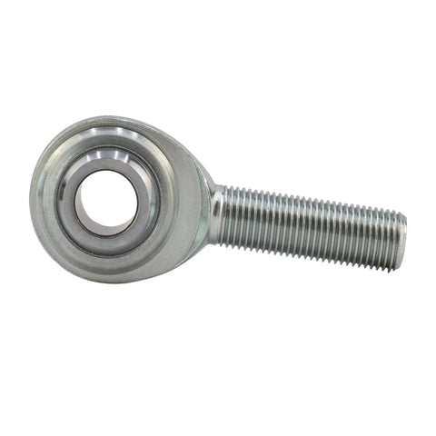 Heavy Duty Rod End Bearing Heim Joints With 1/2-20 Right Hand Male Thread And Jam Nuts, Two Pack, 1/2 Inch, Forged Carbon Steel Body, Hardened Bearing Steel Ball, PTFE Lined Outer Ring For Smooth, Durable Performance. 1/2-20 RH male rod end