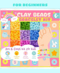 Fun DIY Bracelet Making Kit With 5000 Beads And Charms For Beginners And Kids 6 To 13 Includes Clay Beads Letters Numbers